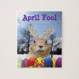 Groundhog April Narr Day Puzzle