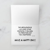 Groundhog Babys Karte (Innenseite)