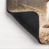 Groundhog bei Sonnenlicht Mousepad (Ecke)