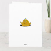 Groundhog Birthday Card Karte (Rückseite)