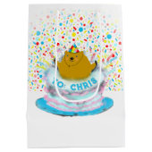 Groundhog Birthday Geschenktasche Mittlere Geschenktüte (Rückseite)
