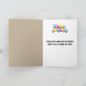 Groundhog Birthday Karte (Innenseite)