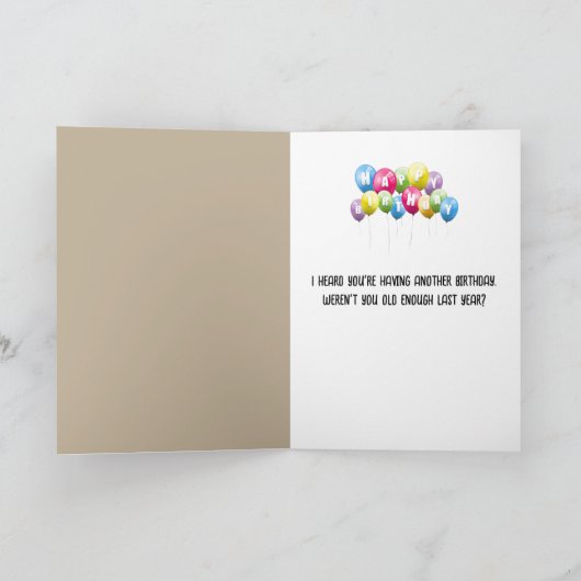 Groundhog Birthday Karte (Innenseite)