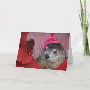 Groundhog, Clara-Valentinstag-Karte Feiertagskarte