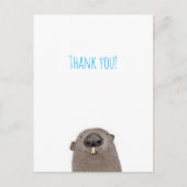Groundhog danke Ihnen Postcard Postkarte (Vorderseite)