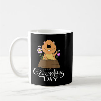 Groundhog Day 2021 Happy Ground Hog Funny Men Wome Kaffeetasse