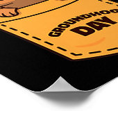Groundhog Day 2023 Pocket Meme Funny Groundhog Lov Poster (Ecke)