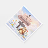 Groundhog day 22 February  Serviette (Ecke)