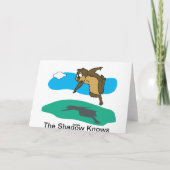 Groundhog Day 2. Februar - Der Schatten weiß Karte (Rückseite)
