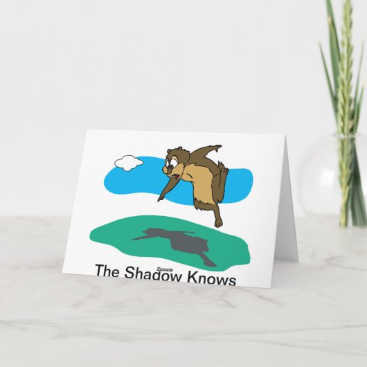 Groundhog Day 2. Februar - Der Schatten weiß Karte (Rückseite)