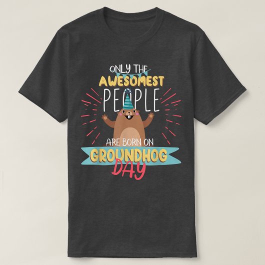 Groundhog Day Birthday 2021 Groundhog Lovers Gifts T-Shirt (Design vorne)