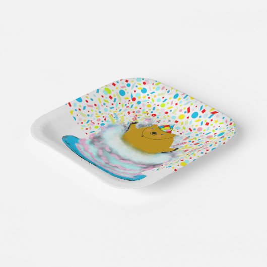 Groundhog Day Birthday Party Pappteller (Gewinkelt)