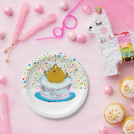 Groundhog Day Birthday Party Pappteller (Party)