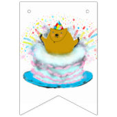 Groundhog Day Birthday Party Wimpelkette (Erste Fahne)