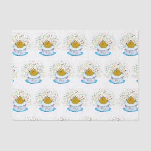 Groundhog Day Birthday Seidenpapier (Vorderseite)