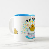 Groundhog Day Birthday Zweifarbige Tasse (Vorderseite Links)