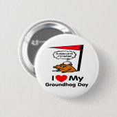 Groundhog Day Button (Vorne & Hinten)