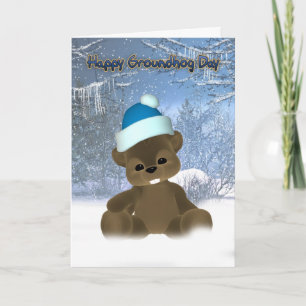 Groundhog Day Card - Hier ist ein Frühjahr Karte