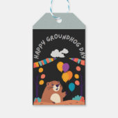 Groundhog Day Celebration: Schatten oder Schein? Geschenkanhänger (Vorderseite)