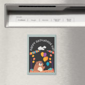 Groundhog Day Celebration: Schatten oder Schein? Magnet (In Situ (Geschirrspüler))