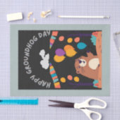 Groundhog Day Celebration: Schatten oder Schein? Seidenpapier (Handwerk)