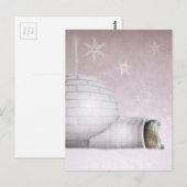 Groundhog Day - Chillin' im Iglu Postkarte (Vorne/Hinten)