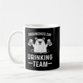 Groundhog Day Drinks Woodchuck 2. Februar Kaffeetasse (Links)