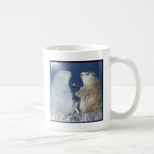 Groundhog Day-Eis-Skulptur Kaffeetasse (Rechts)