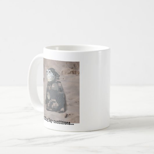Groundhog Day fährt… fort Kaffeetasse (Vorderseite Links)