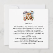 Groundhog Day feiern mit Spaß Save The Date (Rückseite)