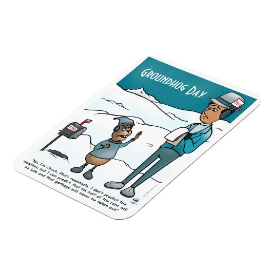 Groundhog Day Flexible Magnet (Linke Seite)