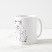 Groundhog Day Funny February Tierprognose Kaffeetasse (VorderseiteRechts)