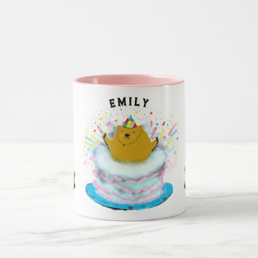 Groundhog Day Geburtstagsgeschenk Tasse (Zentrum)