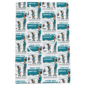 Groundhog Day-Geschenktasche Mittlere Geschenktüte (Vorderseite)