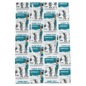 Groundhog Day-Geschenktasche Mittlere Geschenktüte (Rückseite)