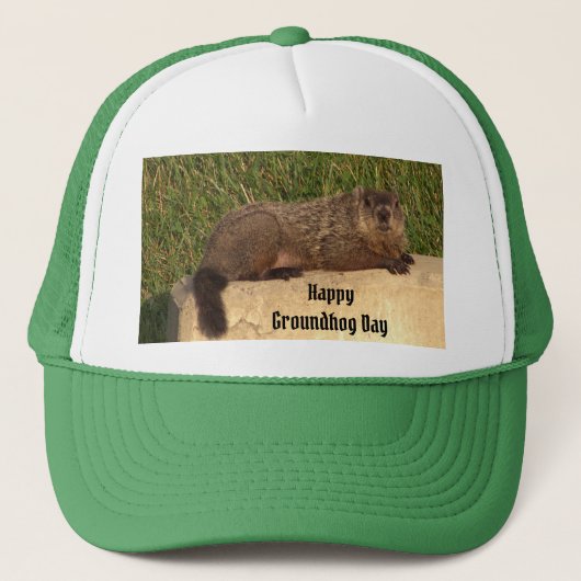 Groundhog Day Hat Truckerkappe (Vorderseite)