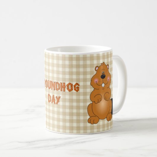 GROUNDHOG DAY KAFFEE TASSE (VorderseiteRechts)
