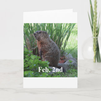 Groundhog Day Karte