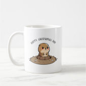 Groundhog Day Kawaii Tasse (Links)