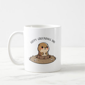 Groundhog Day Kawaii Tasse