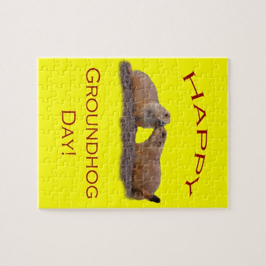 Groundhog Day-Kuss Puzzle (Horizontal)