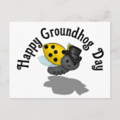 Groundhog Day Ladybug T - Shirt Postkarte (Vorderseite)