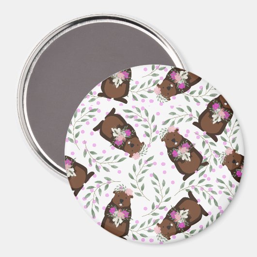 Groundhog Day Magnet (Vorderseite/Rückseite)