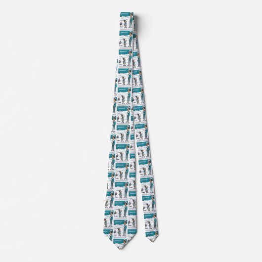Groundhog Day Necktie Krawatte (Vorderseite)
