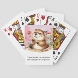 Groundhog Day Poker Cards - Spaß und Quirky Spielkarten