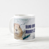 Groundhog Day Polar Vortex Kaffeetasse (Vorderseite Links)