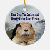 Groundhog Day Polar Vortex Keramik Ornament (Vorne)