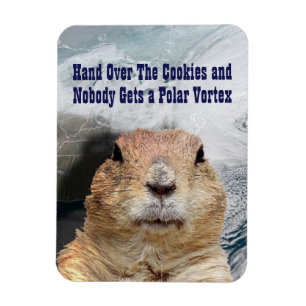 Groundhog Day Polar Vortex Magnet