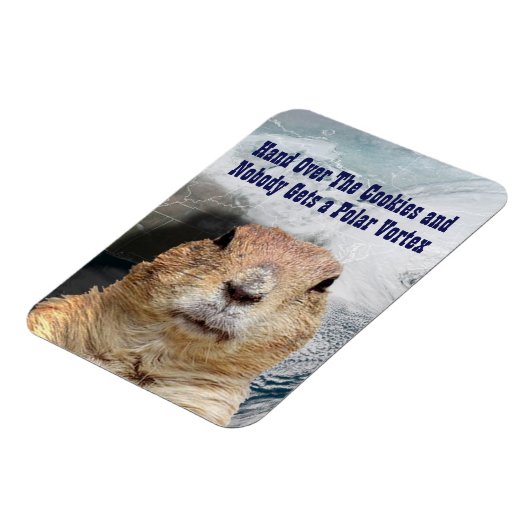 Groundhog Day Polar Vortex Magnet (Linke Seite)