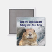 Groundhog Day Polar Vortex Magnet (Vorderseite/Rückseite)